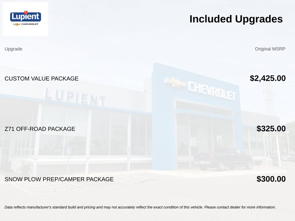New 2026 Chevrolet Silverado 2500 Custom w/ Custom Value Package AWD/4WD image 4