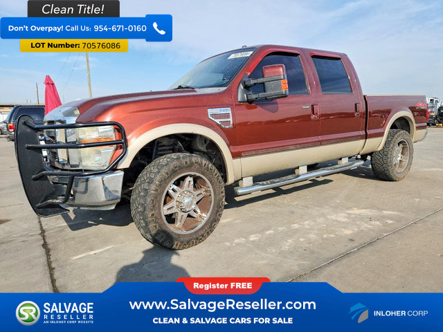 Used 2008 Ford F250 4x4 Crew Cab Super Duty image 1