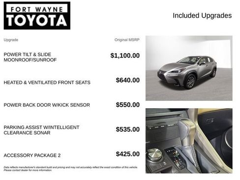 Used 2021 Lexus NX 300 FWD w/ Accessory Package 2 image 4