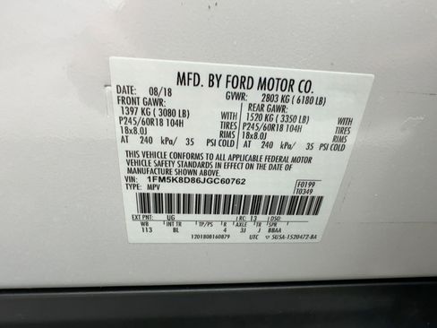 Used 2018 Ford Explorer XLT w/ Equipment Group 202A image 21