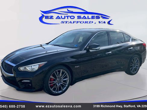 Used 2017 INFINITI Q50 Red Sport 400 image 1