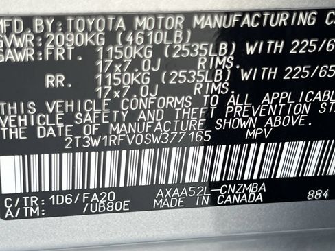 Used 2025 Toyota RAV4 XLE FWD image 24