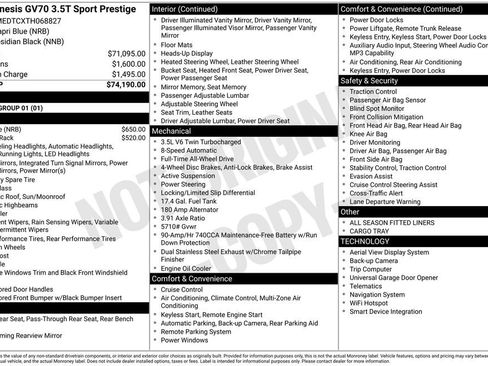New 2026 Genesis GV70 3.5T Sport Prestige AWD/4WD image 5