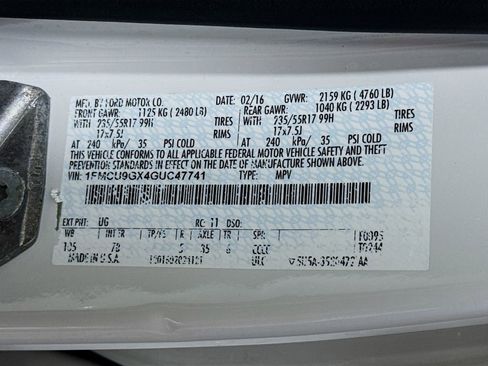 Used 2016 Ford Escape SE w/ Equipment Group 201A AWD/4WD image 22