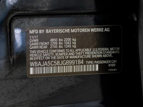 Used 2018 BMW 530i RWD image 71