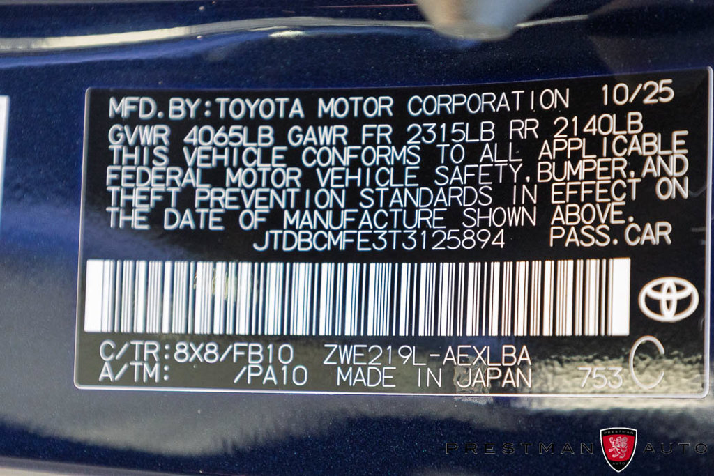 Used 2026 Toyota Corolla LE w/ LE Premium Package FWD image 37