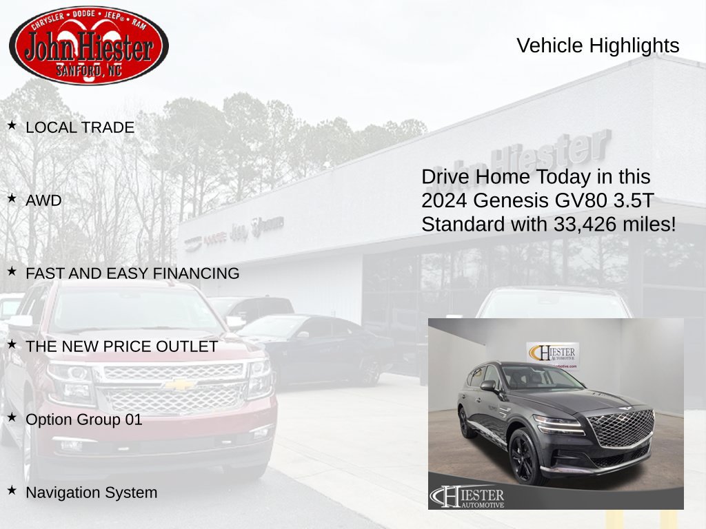 Used 2024 Genesis GV80 3.5T AWD/4WD image 5