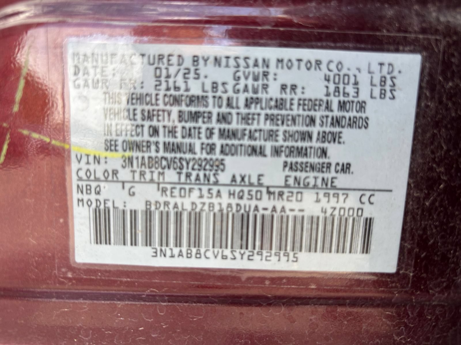 Used 2025 Nissan Sentra SV FWD image 27