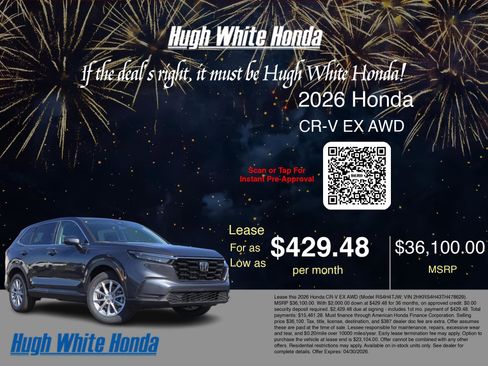 New 2026 Honda CR-V EX image 3