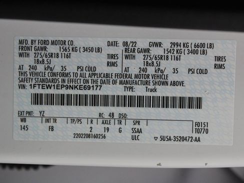 Certified 2022 Ford F150 XLT w/ Equipment Group 302A High image 23