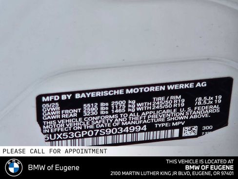 Used 2025 BMW X3 xDrive30i w/ M Sport Package AWD/4WD image 27