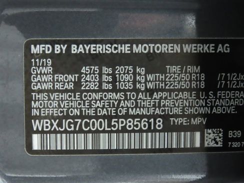 Used 2020 BMW X1 sDrive28i w/ Premium Package image 36