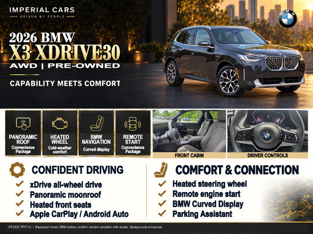 Used 2026 BMW X3 xDrive30i AWD/4WD image 6