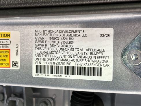 New 2026 Honda Accord LX image 20