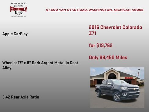 Used 2016 Chevrolet Colorado Z71 image 10