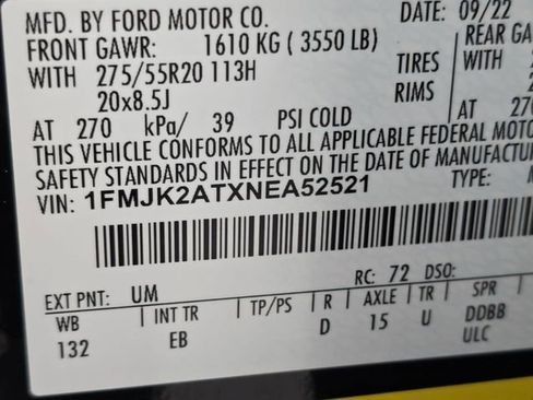 Used 2022 Ford Expedition Max Limited image 57