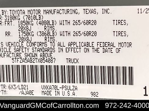 Used 2026 Toyota Tundra Limited image 34