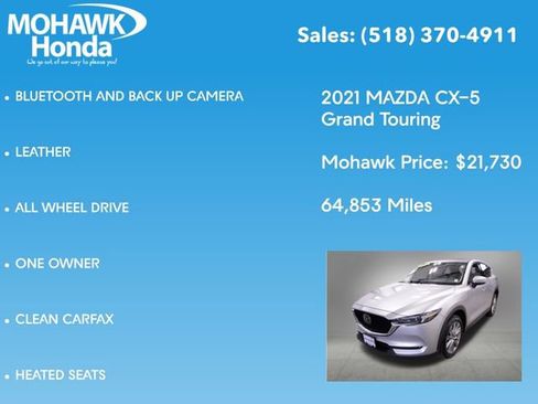 Used 2021 MAZDA CX-5 Grand Touring image 7