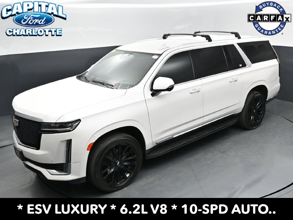 Used 2022 Cadillac Escalade ESV Luxury w/ LPO, Floor Liner Package AWD/4WD image 27