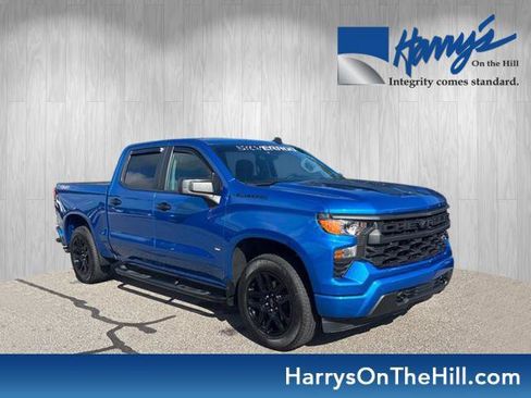 Certified 2022 Chevrolet Silverado 1500 Custom w/ Rally Edition AWD/4WD image 1