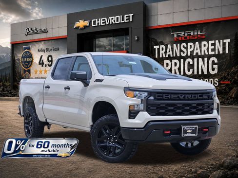 New 2026 Chevrolet Silverado 1500 Custom Trail Boss w/ LPO, Dark Essentials Package AWD/4WD image 1