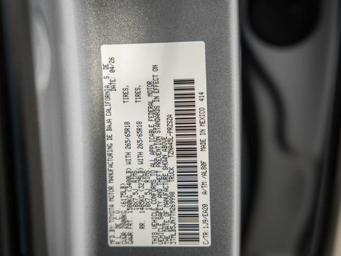 New 2026 Toyota Tacoma TRD Sport AWD/4WD image 47