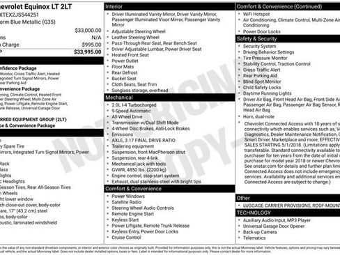 Used 2018 Chevrolet Equinox LT image 2
