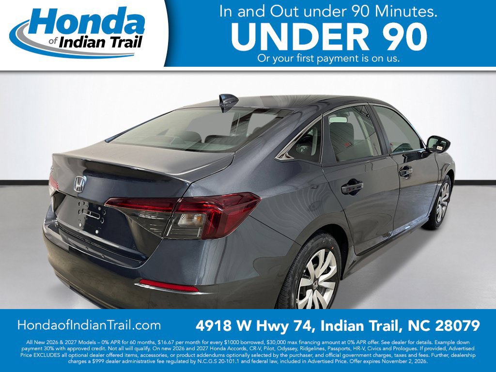 New 2026 Honda Civic LX image 3