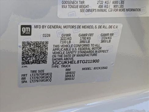 New 2026 Chevrolet Silverado 1500 ZR2 w/ Dark Appearance Package image 18