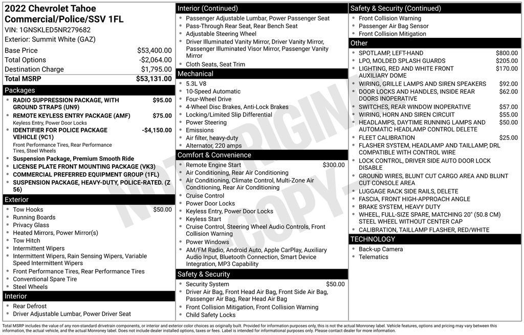 Used 2022 Chevrolet Tahoe 4WD image 4