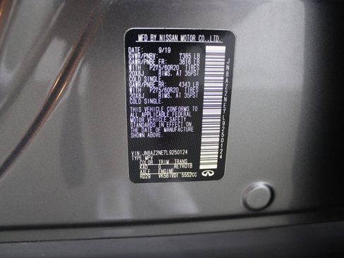 Used 2020 INFINITI QX80 Luxe w/ Proassist Package AWD/4WD image 50