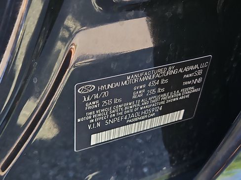 Used 2020 Hyundai Sonata SEL w/ Convenience + Sunroof Package FWD image 27