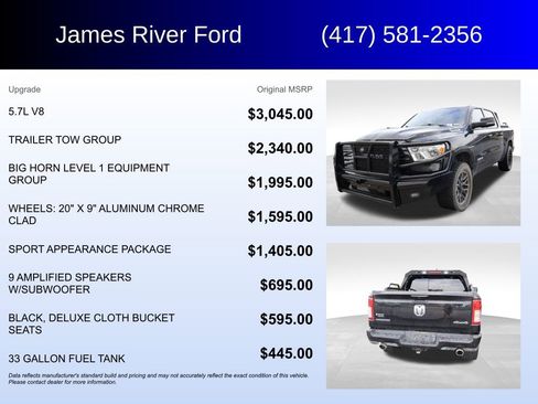 Used 2023 RAM 1500 Big Horn w/ Trailer Tow Group AWD/4WD image 5