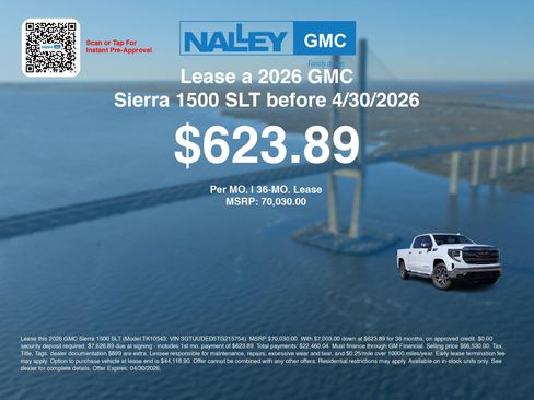 New 2026 GMC Sierra 1500 SLT w/ SLT Premium Plus Package image 3