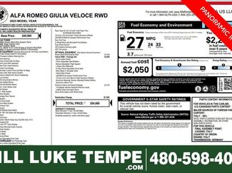 Used 2023 Alfa Romeo Giulia Veloce video 1