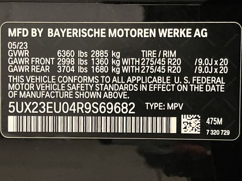 Certified 2024 BMW X5 xDrive40i w/ Parking Assistance Package AWD/4WD image 25