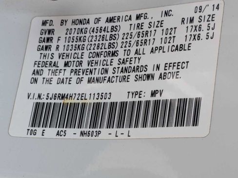 Used 2014 Honda CR-V EX-L image 31
