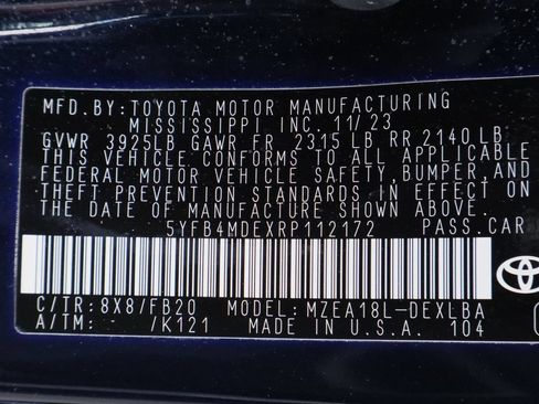 Used 2024 Toyota Corolla LE FWD image 31