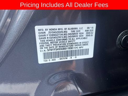 Used 2016 Honda Pilot Touring image 14