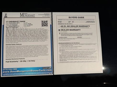 Used 2017 Chevrolet Tahoe LT w/ Max Trailering Package image 25