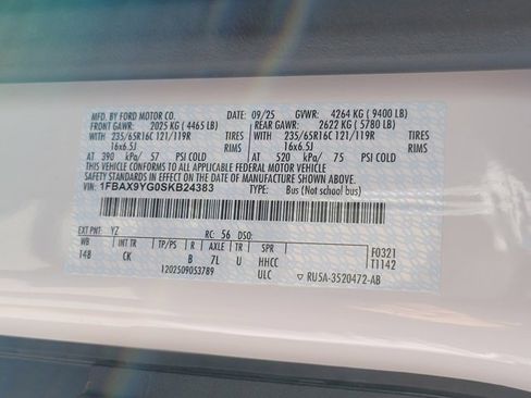 New 2025 Ford Transit 350 XL image 14