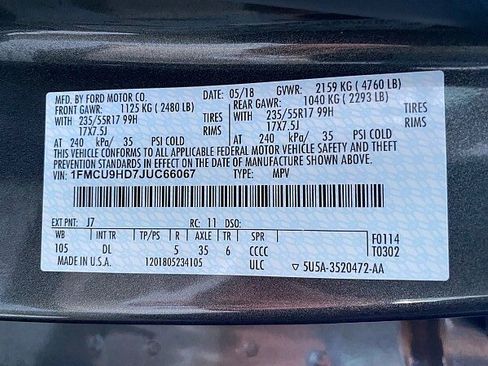 Used 2018 Ford Escape SEL image 58