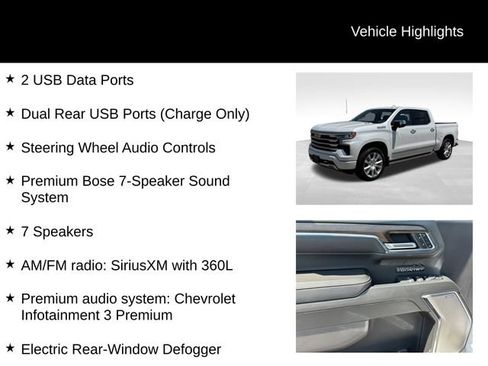 Certified 2024 Chevrolet Silverado 1500 High Country w/ High Country Premium Package AWD/4WD image 16