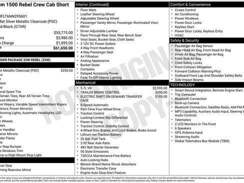 Used 2022 RAM 1500 Rebel AWD/4WD image 43