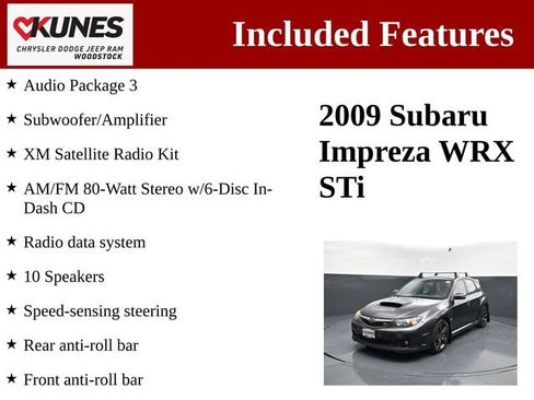 Used 2009 Subaru Impreza WRX STI AWD/4WD image 3