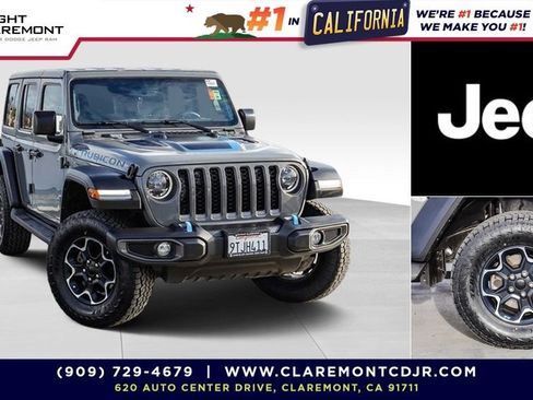 Used 2023 Jeep Wrangler Unlimited Rubicon 4xe w/ Cold Weather Group AWD/4WD image 1