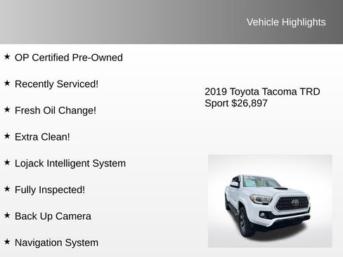 Used 2019 Toyota Tacoma TRD Sport image 4