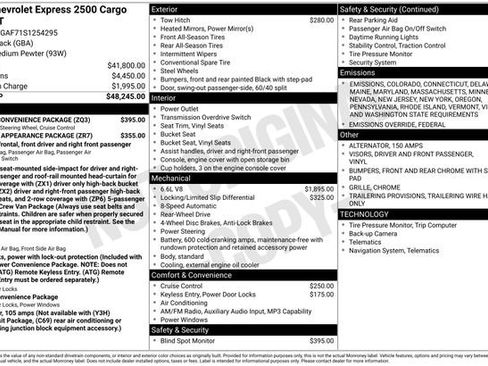 New 2025 Chevrolet Express 2500 w/ Driver Convenience Package image 22