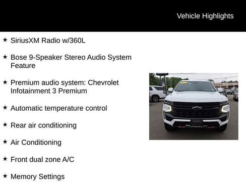 Used 2023 Chevrolet Tahoe Z71 w/ Luxury Package AWD/4WD image 17