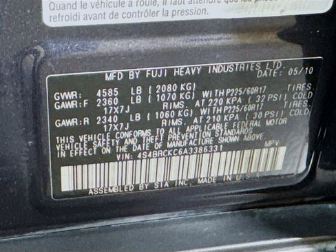 Used 2010 Subaru Outback 2.5i Limited AWD/4WD image 39